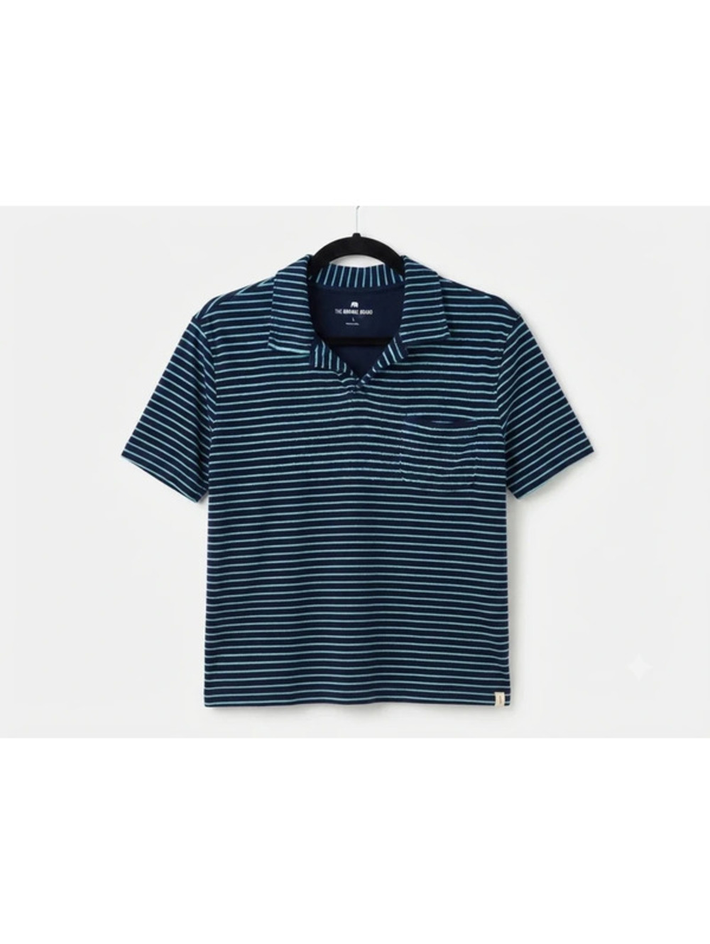 The Normal Brand" Striped Polo Shirt - Size L [COPY]